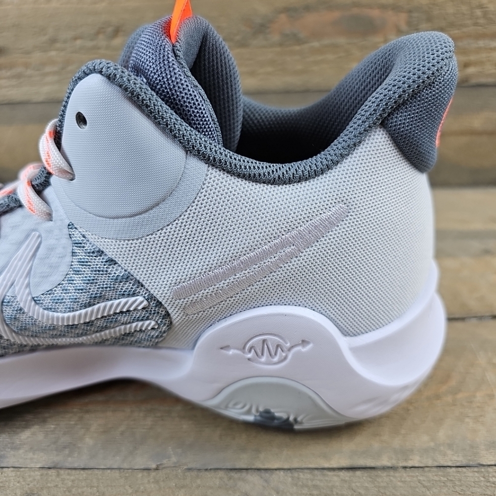 Nike KD Trey 5 IX Men's Basketball Casual Shoes Pure Platinum Cool Grey - Picture 7 of 11